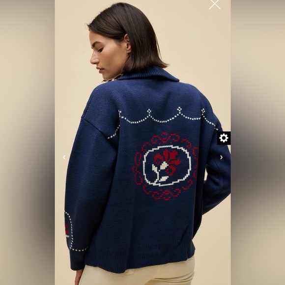 Daydreamer LA Heritage Knit Cardigan M - Picture 2 of 3